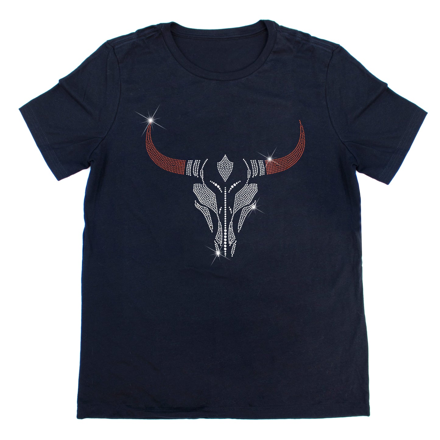 Buffalo Skull Rhinestone T-Shirt | The Dazzle District