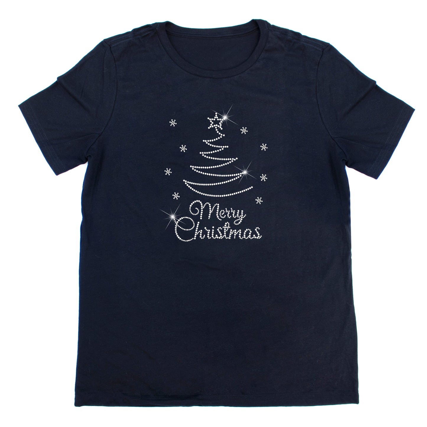 Christmas Tree Rhinestone T-Shirt | The Dazzle District