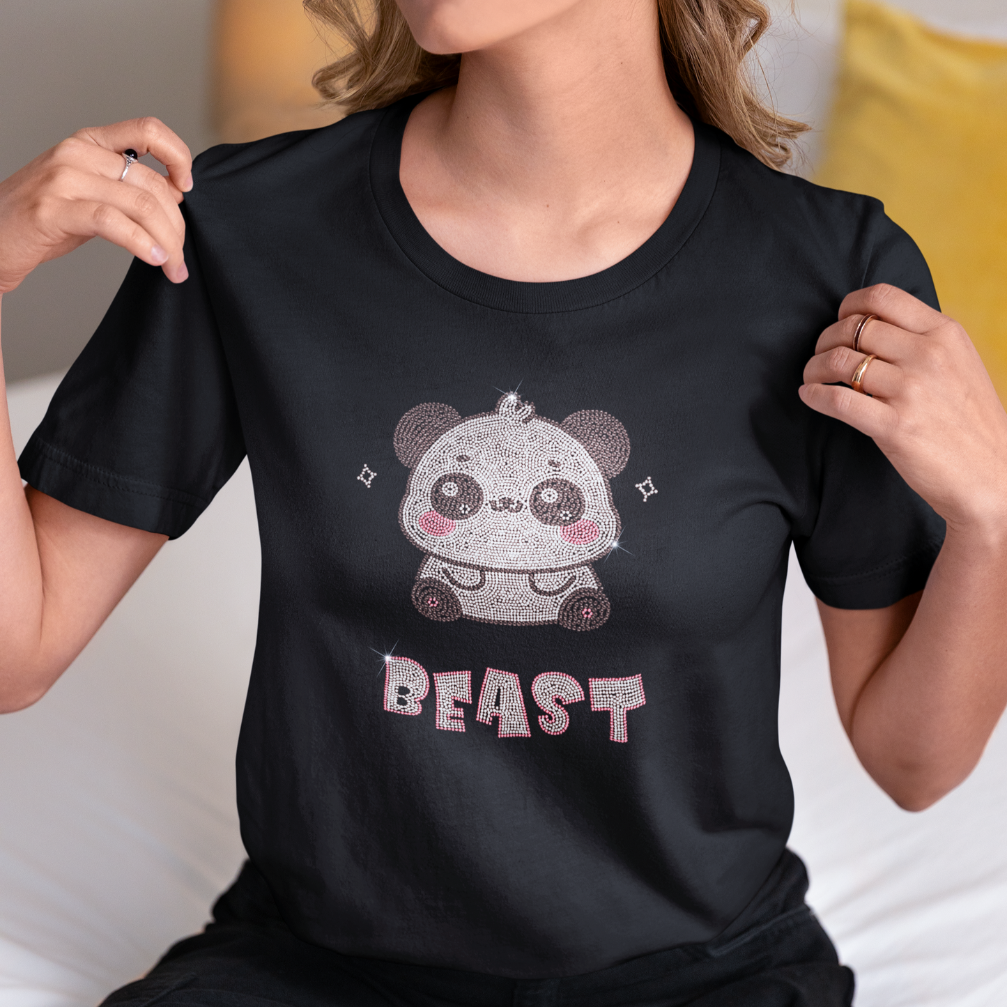 Beast Rhinestone T-Shirt | The Dazzle District