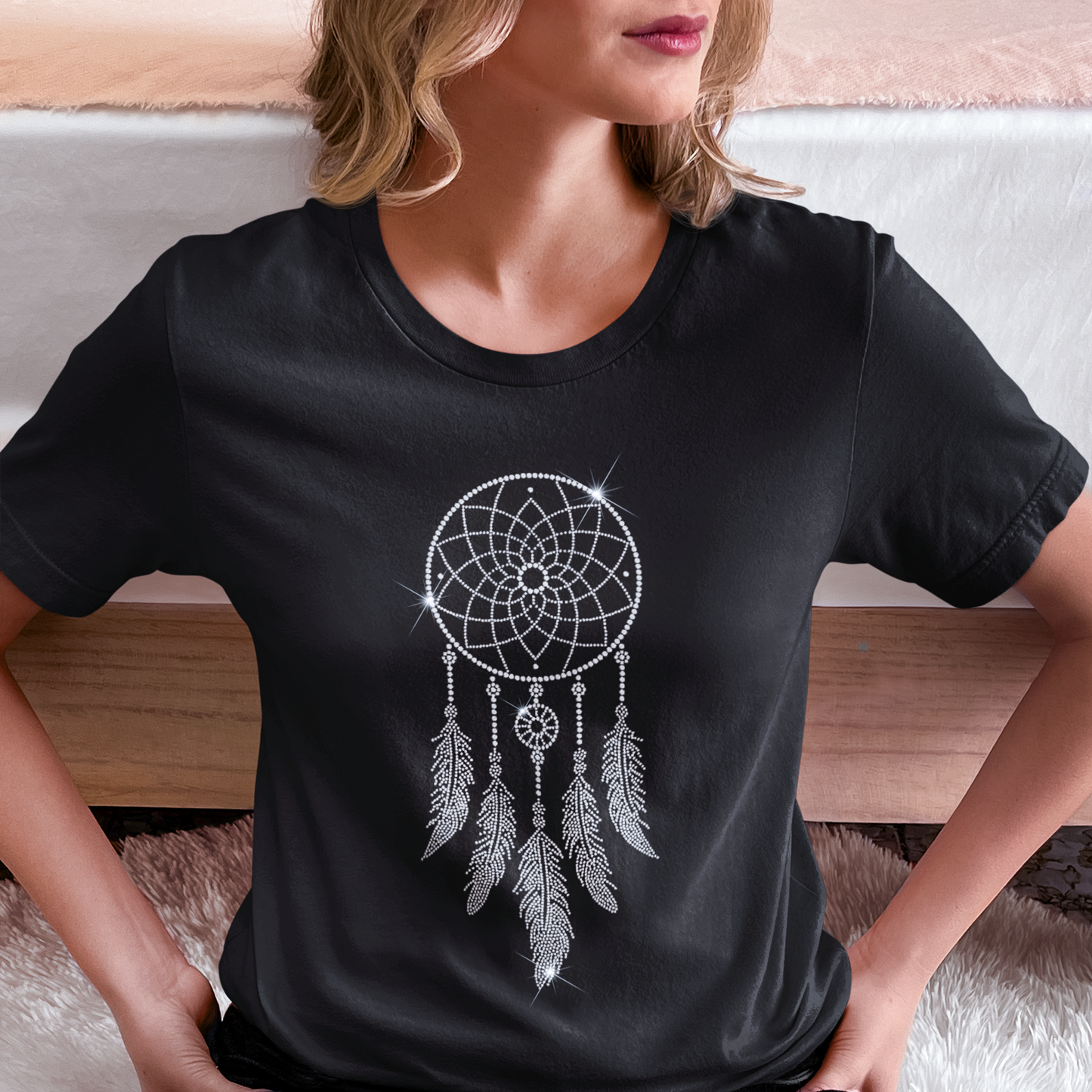 Dream Catcher Rhinestone T-Shirt | The Dazzle District