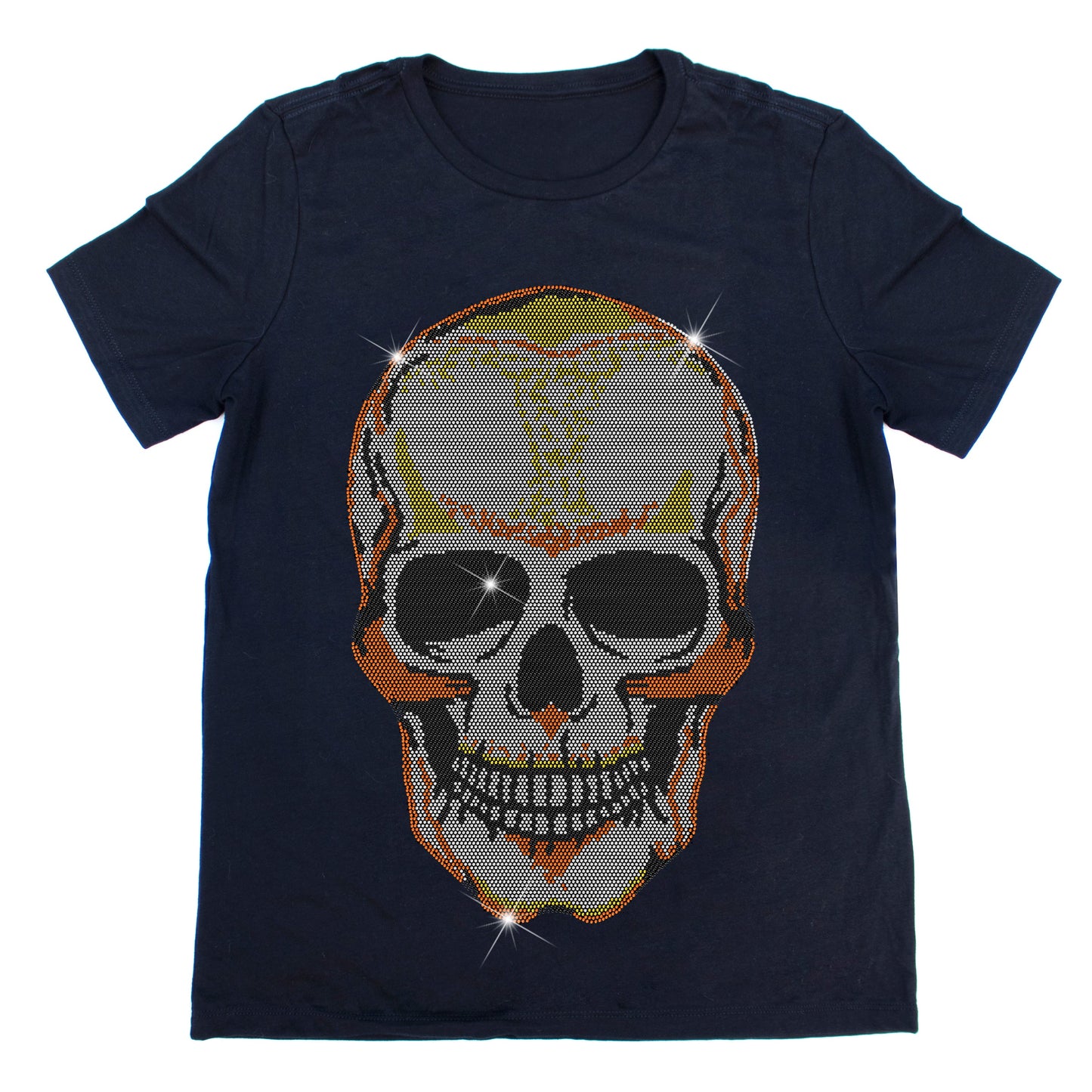 Giant Skull Rhinestone T-Shirt | The Dazzle District