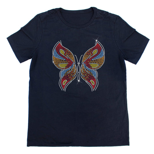 Butterfly Rhinestone T-Shirt | The Dazzle District