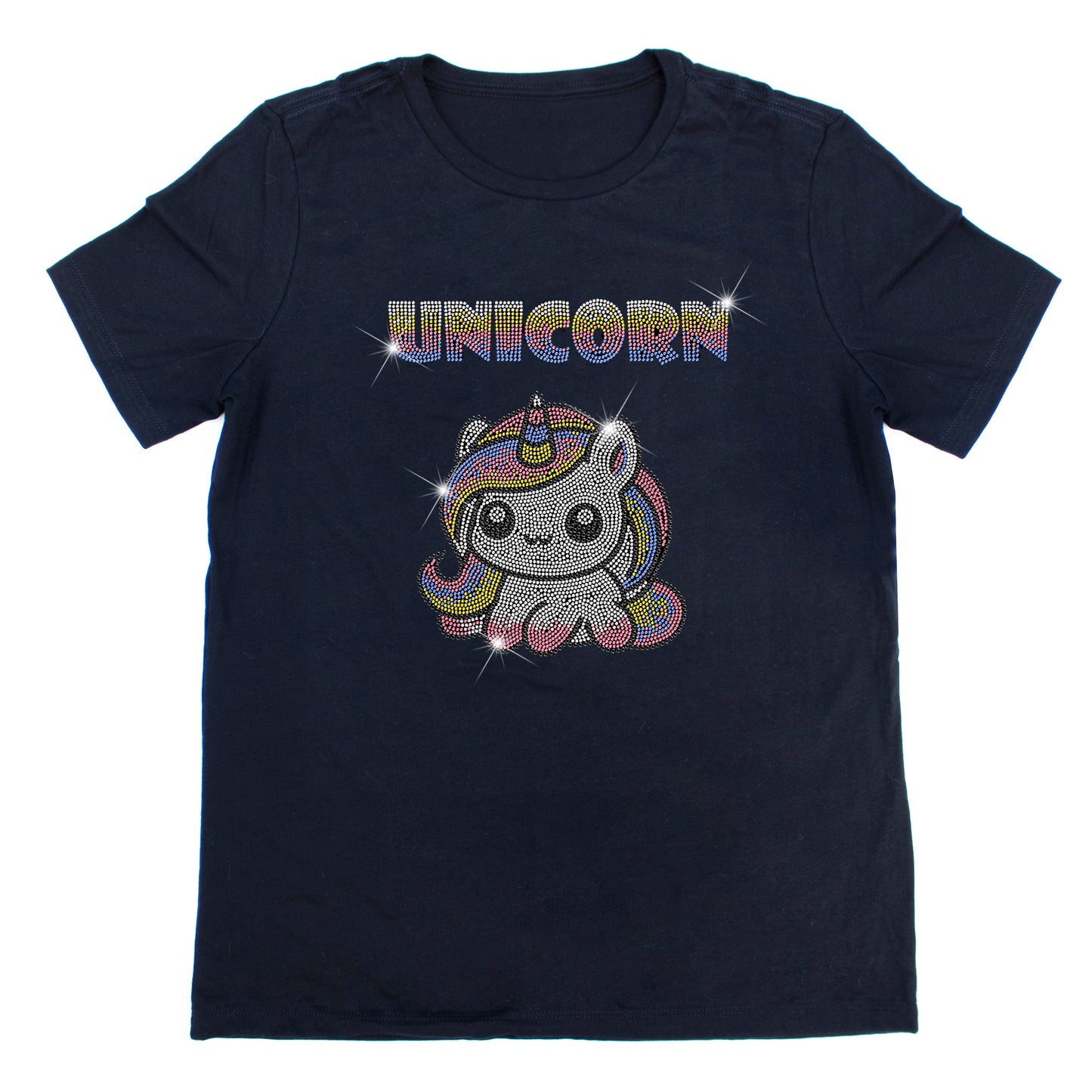 Unicorn Rhinestone T-Shirt | The Dazzle District